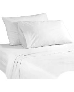 SABANA MICROFIBRA KING SIZE BLANCO