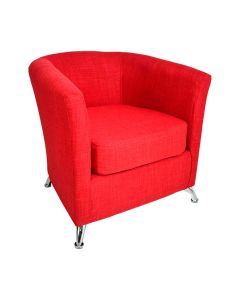 POLTRONA LINO ROJO